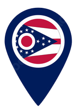 American flag badge