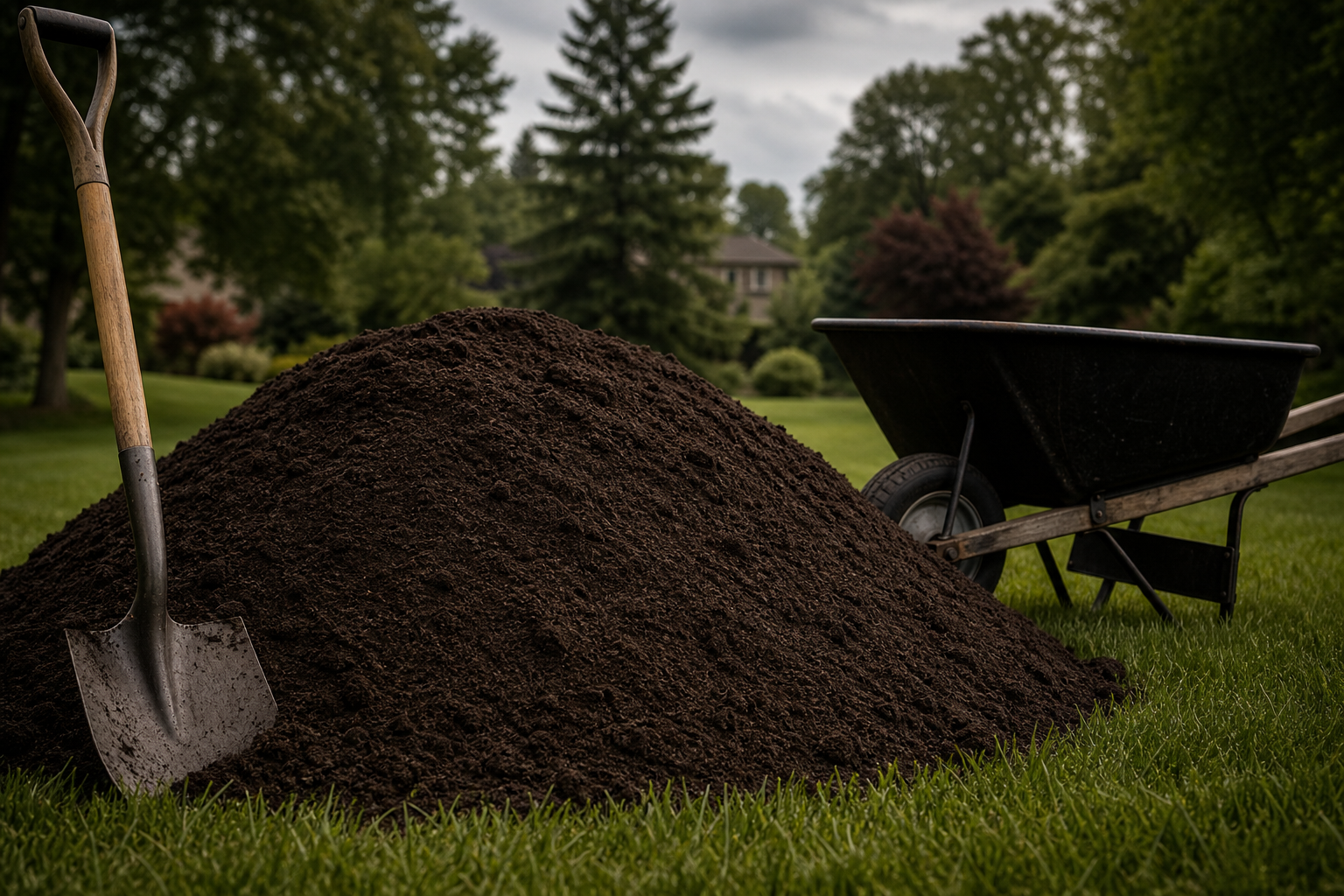 Screened top soil for landscaping and lawns in the Ohio Miami Valley
